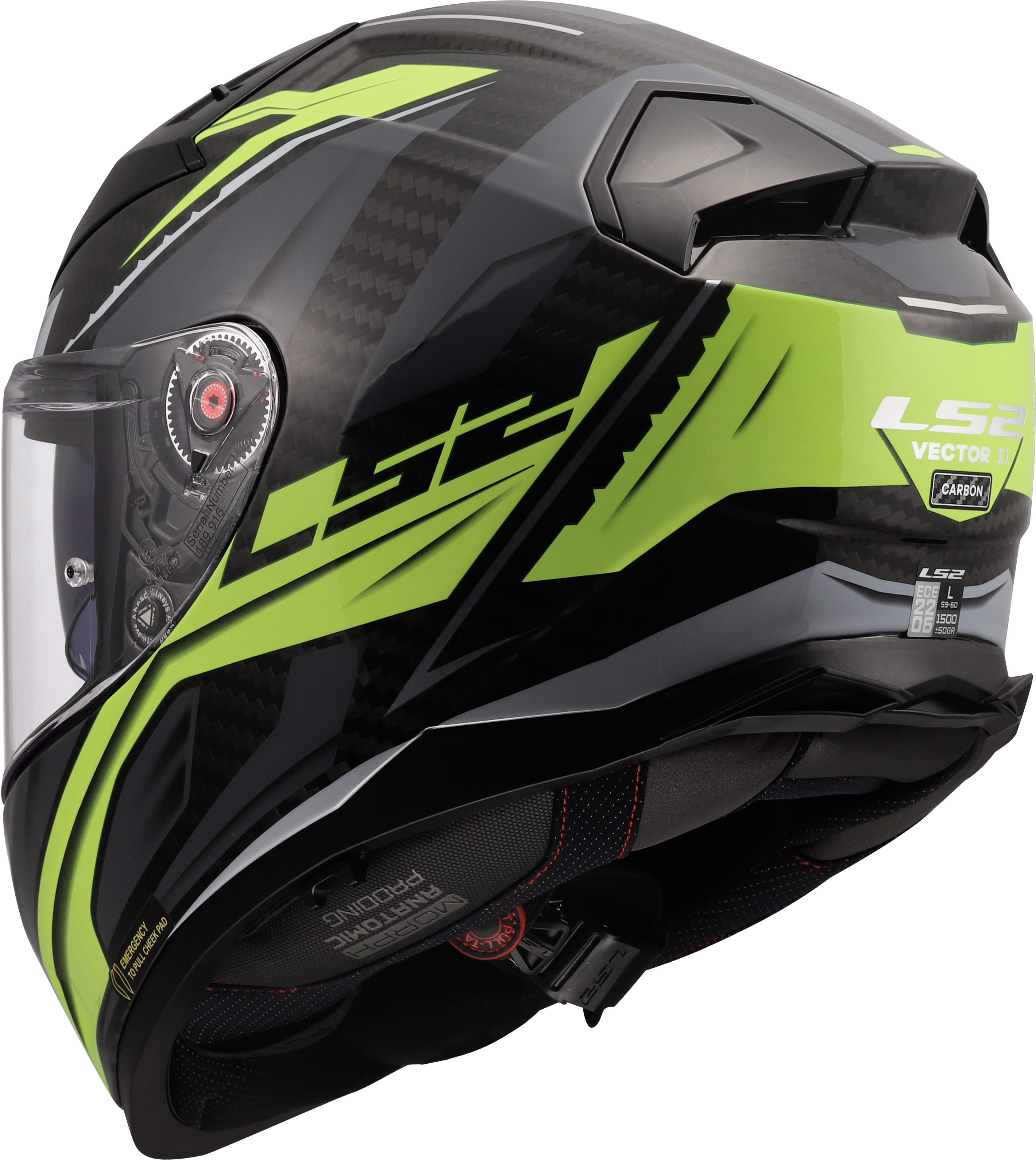LS2 FF811 VECTOR II C SAVAGE H V YELLOW 168115454 new (10)
